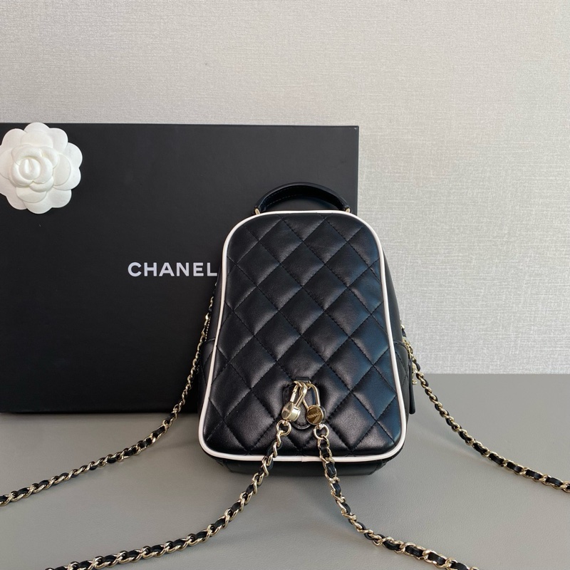 ✨Chanel 25P 黑白熊貓後背包 晶片款🖤-5