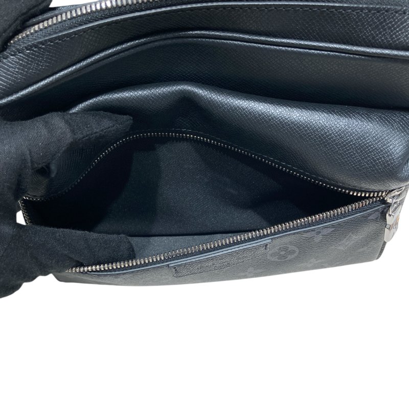 LOUIS VUITTON 郵差包 M30233 黑色 老花-11