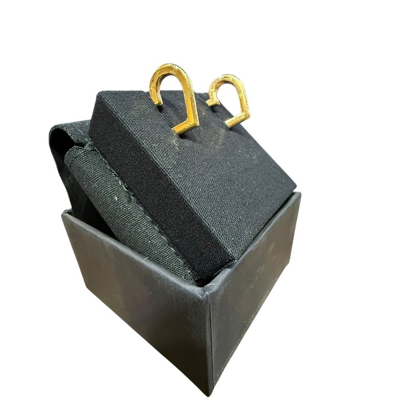 【美收精品】CHANEL金色針式耳環 5-162-3