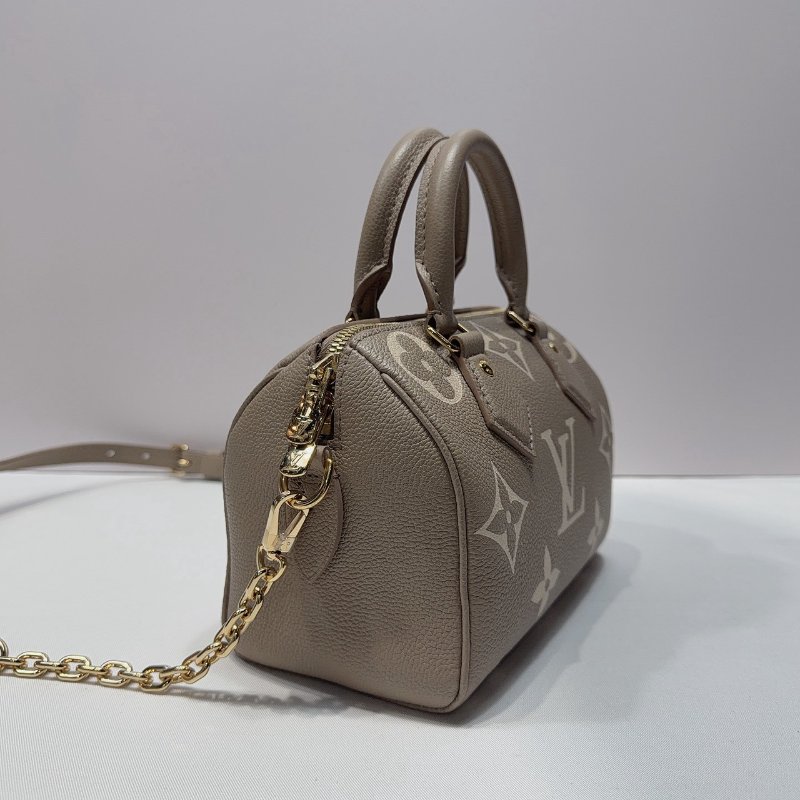 LV 斑鳩灰皮革壓紋Speedy 20-3