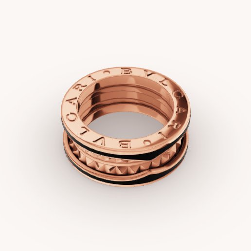 BVLGARI 寶格麗 - B.zero1 Rock Ring - 含原廠戒盒 #58號-3