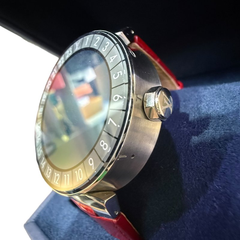 【美收精品】LV Tambour 石英 不銹鋼  Sport QA004Z 5-19-2