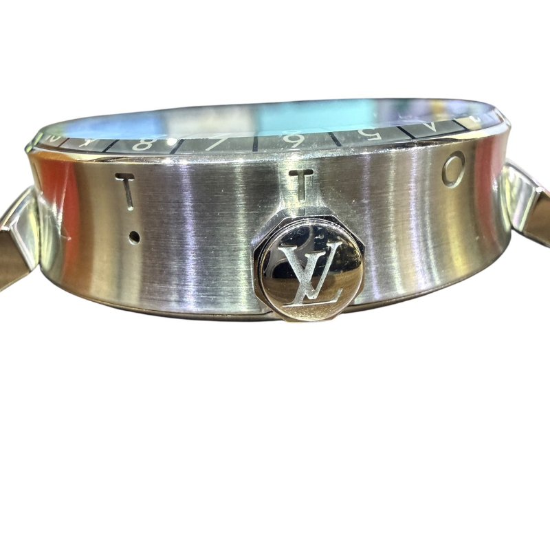 【美收精品】LV Tambour 石英 不銹鋼  Sport QA004Z 5-19-8