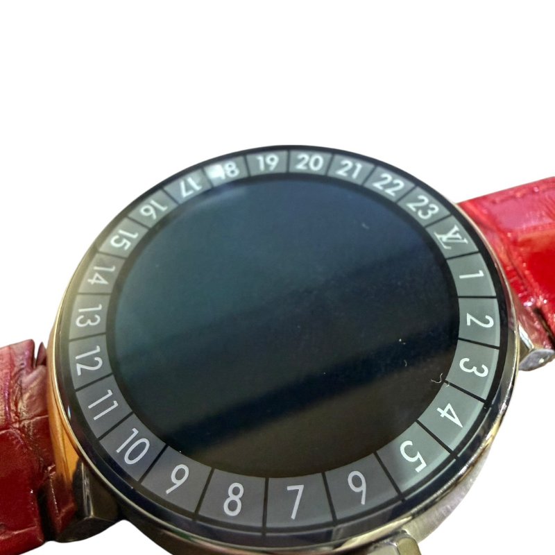 【美收精品】LV Tambour 石英 不銹鋼  Sport QA004Z 5-19-9