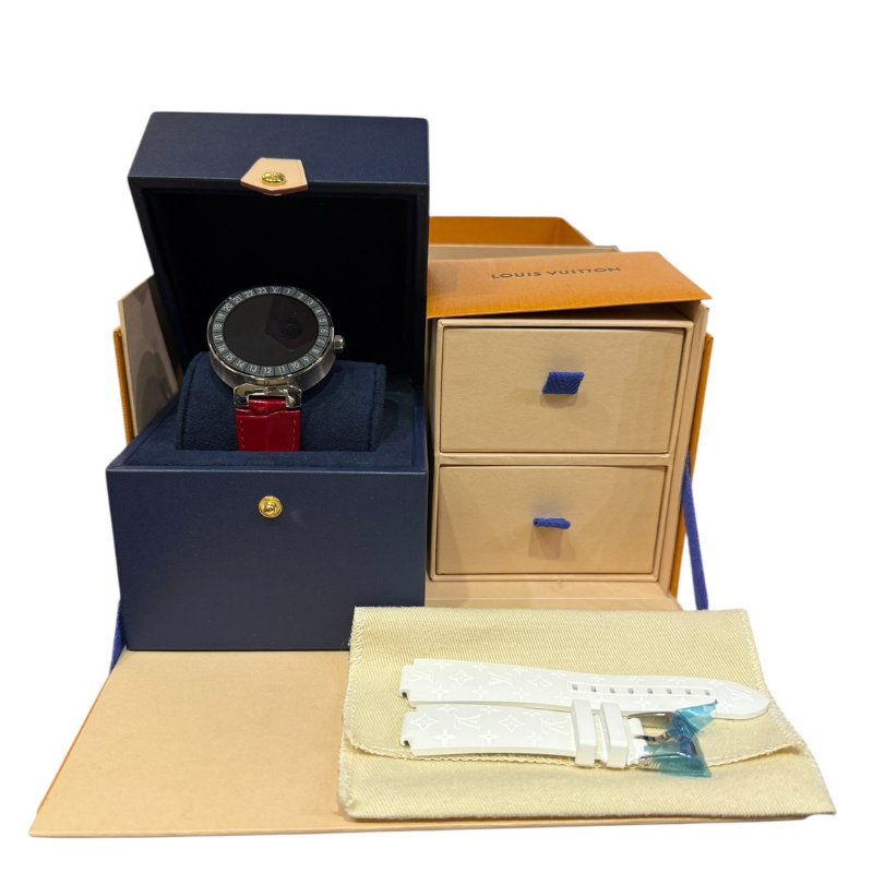 【美收精品】LV Tambour 石英 不銹鋼  Sport QA004Z 5-19-15