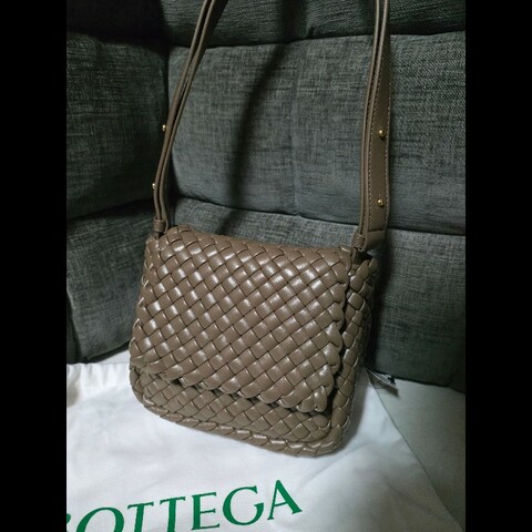 [全新]Bottega Veneta BV small cobble 灰棕色