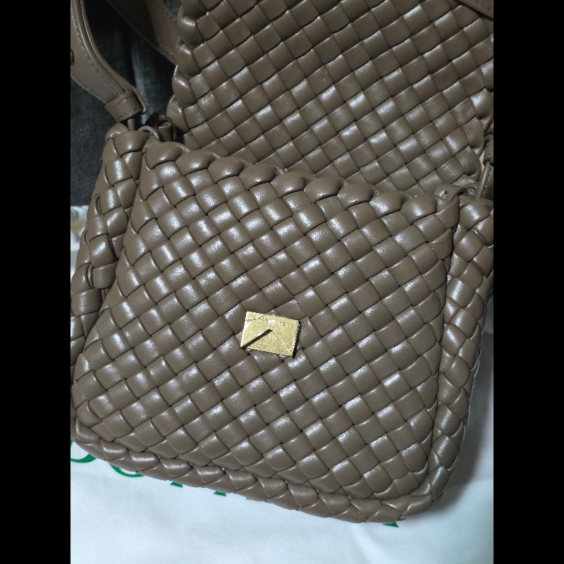 [全新]Bottega Veneta BV small cobble 灰棕色-5