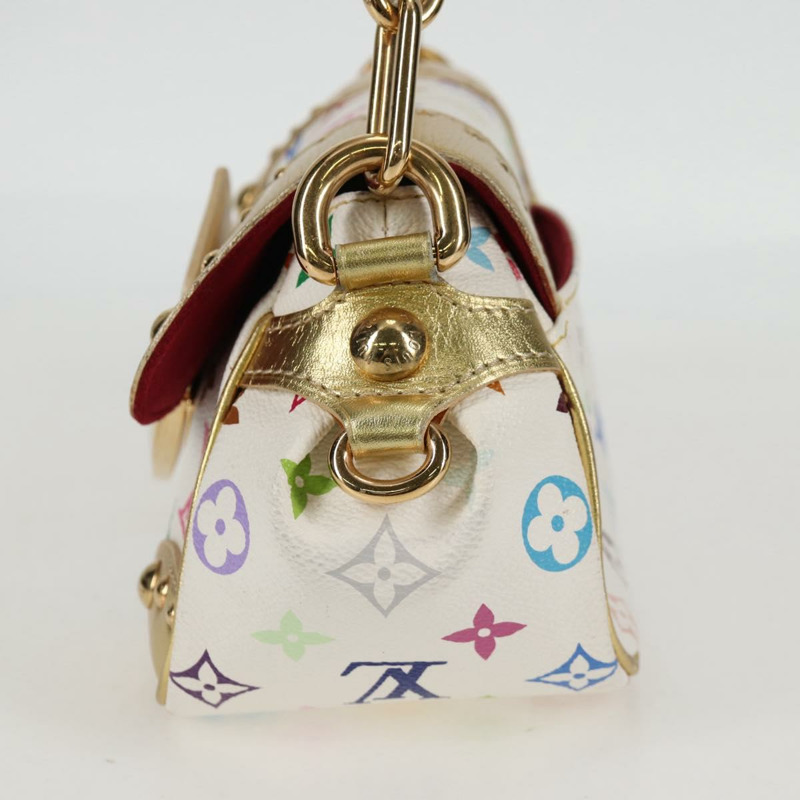 【日本直送】路易威登 Monogram Multicolor Marilyn 白色肩背包 M40206 正品 138531SAV-2
