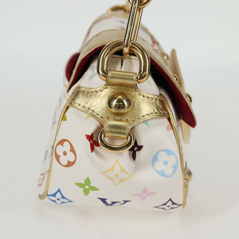 【日本直送】路易威登 Monogram Multicolor Marilyn 白色肩背包 M40206 正品 138531SAV-3