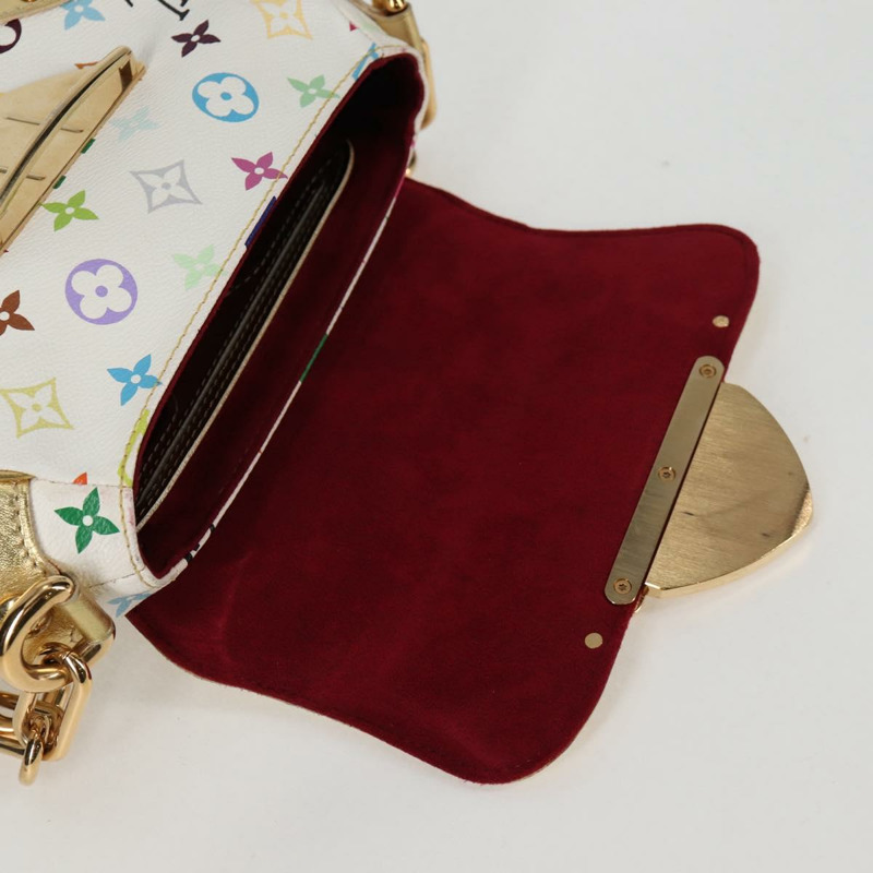 【日本直送】路易威登 Monogram Multicolor Marilyn 白色肩背包 M40206 正品 138531SAV-9