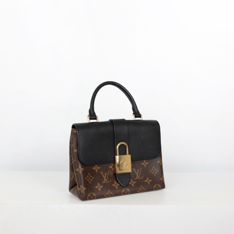 二手 Lv locky bb 黑色老花鎖頭包-0