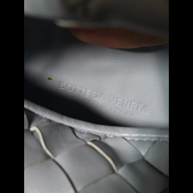 [全新]Bottega Veneta BV Mini hop 冰藍色-7