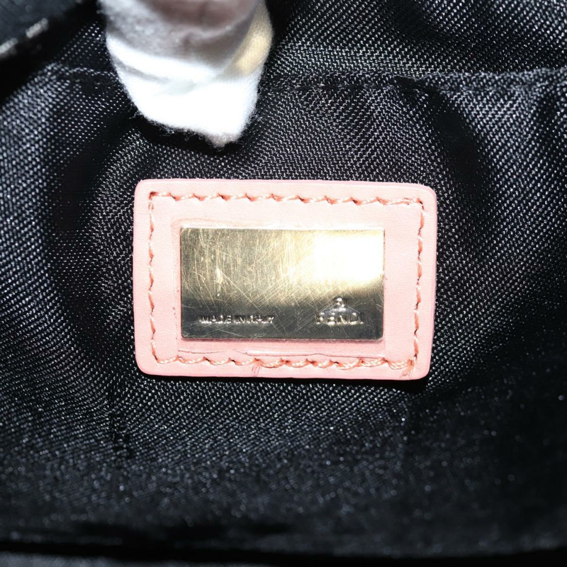 【日本直送】FENDI Zucchino帆布手提包 黑色 金色 正品 yk19129V-16