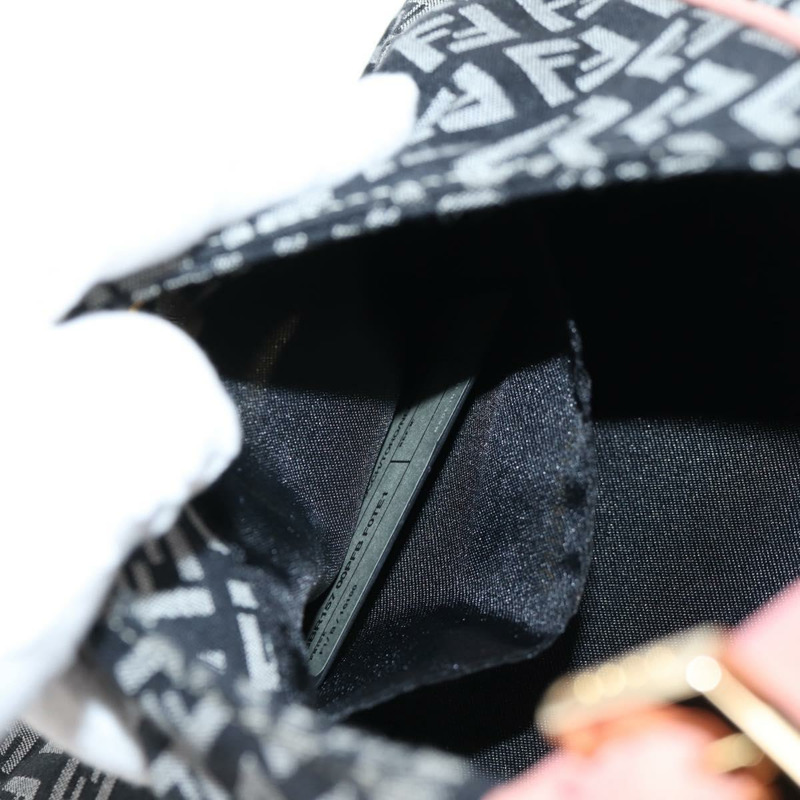 【日本直送】FENDI Zucchino帆布手提包 黑色 金色 正品 yk19129V-19