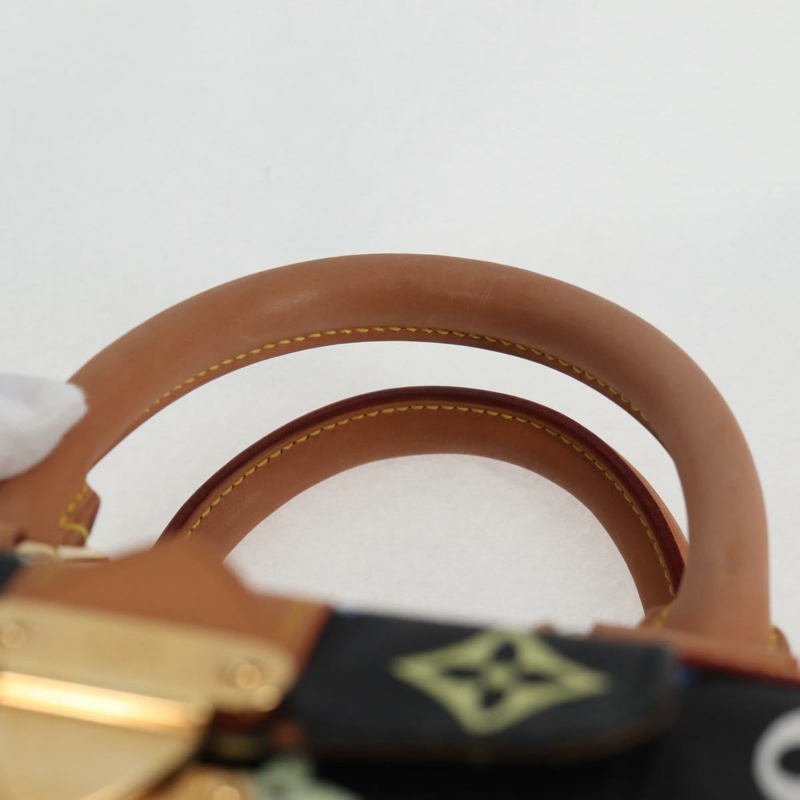 【日本直送】路易威登 Monogram Multicolor Speedy 30 手提包 黑色 M92642 正品 yk19115V-13