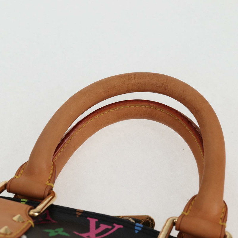 【日本直送】路易威登 Monogram Multicolor Alma 手提包 黑色 M92646 LV 正品 yk19114V-7