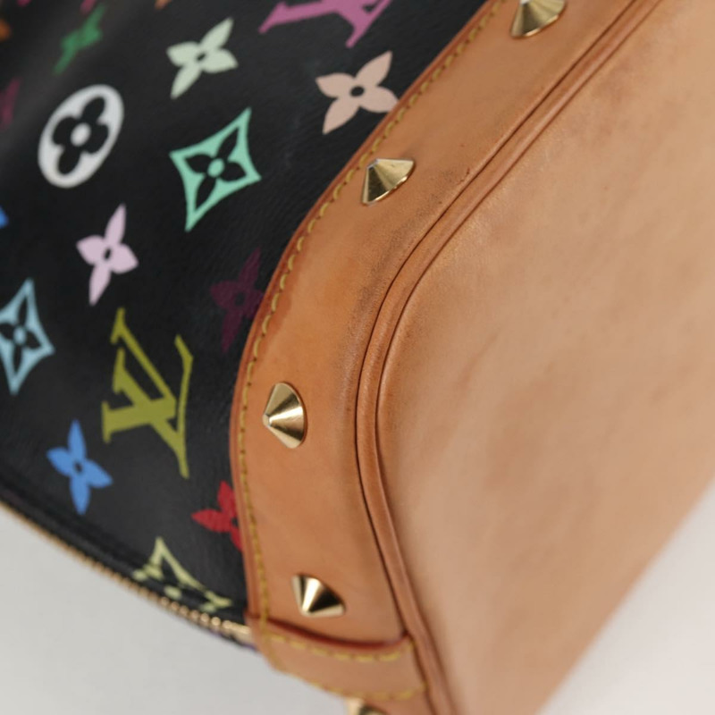【日本直送】路易威登 Monogram Multicolor Alma 手提包 黑色 M92646 LV 正品 yk19114V-15