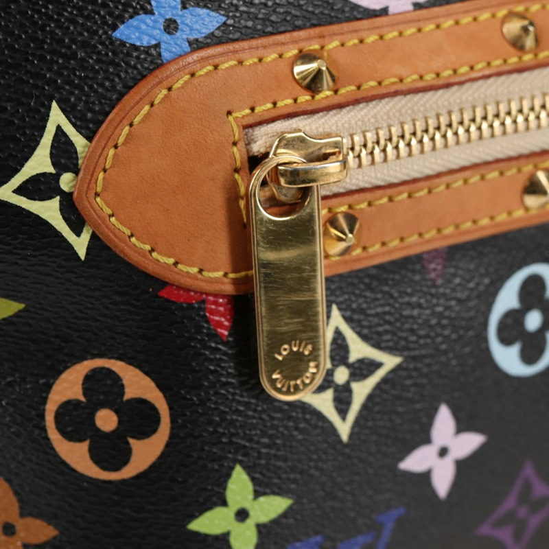 【日本直送】路易威登 Monogram Multicolor Alma 手提包 黑色 M92646 LV 正品 yk19114V-16
