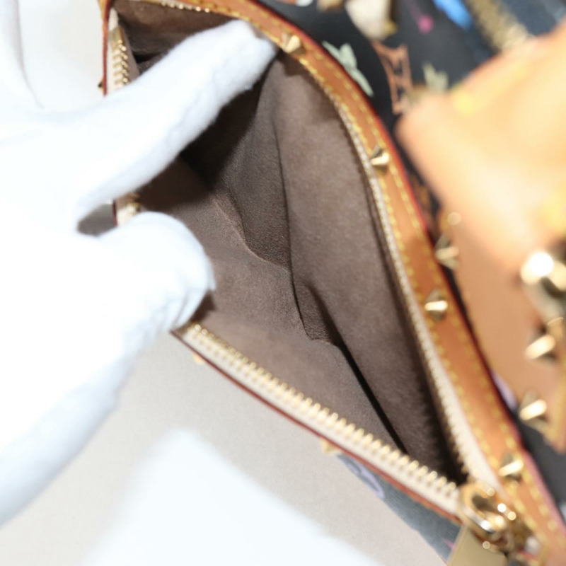 【日本直送】路易威登 Monogram Multicolor Alma 手提包 黑色 M92646 LV 正品 yk19114V-17