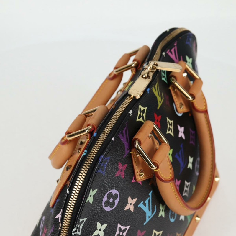 【日本直送】路易威登 Monogram Multicolor Alma 手提包 黑色 M92646 LV 正品 yk19113V-5