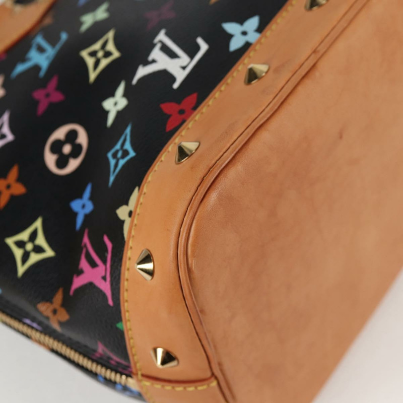 【日本直送】路易威登 Monogram Multicolor Alma 手提包 黑色 M92646 LV 正品 yk19113V-14