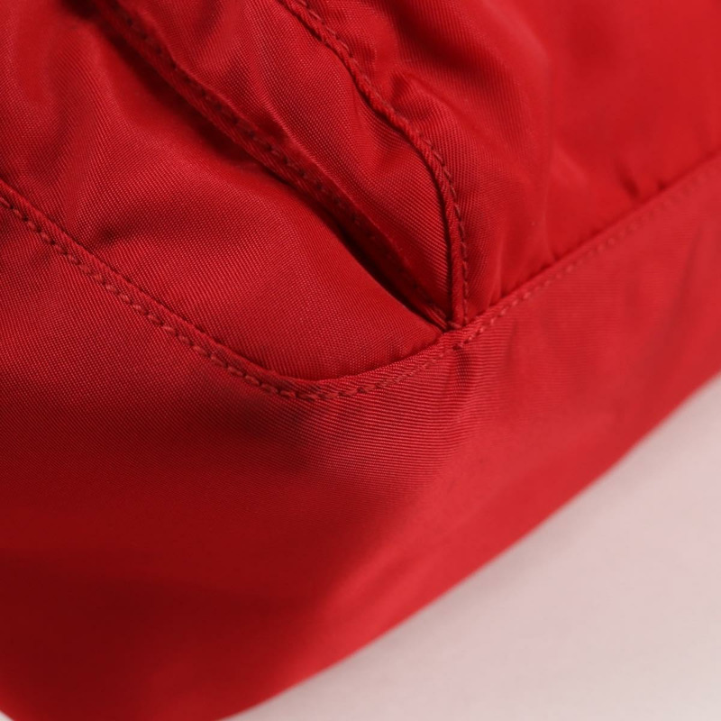 【日本直送】PRADA 單肩包 尼龍 紅色 銀色 正品 ki5917V-14
