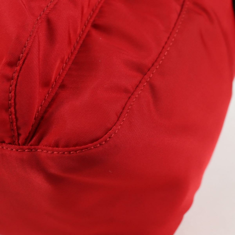 【日本直送】PRADA 單肩包 尼龍 紅色 銀色 正品 ki5917V-15