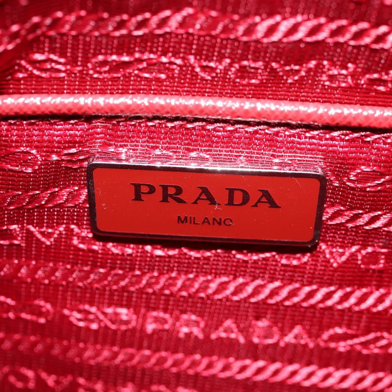 【日本直送】PRADA 單肩包 尼龍 紅色 銀色 正品 ki5917V-22