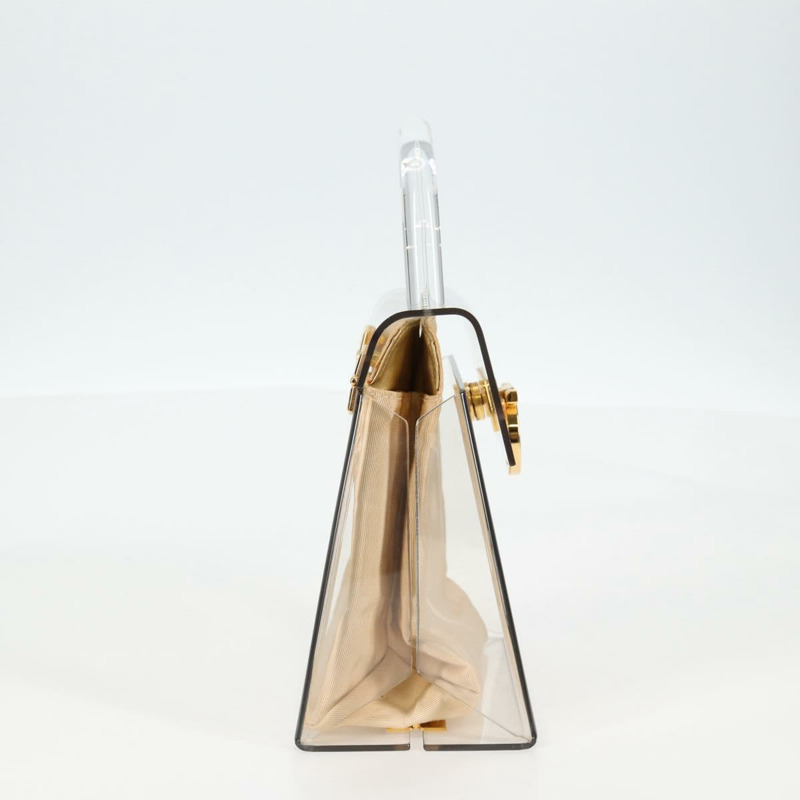 【日本直送】Salvatore Ferragamo 手提包 透明金色塑膠 正品 138346SAV-3