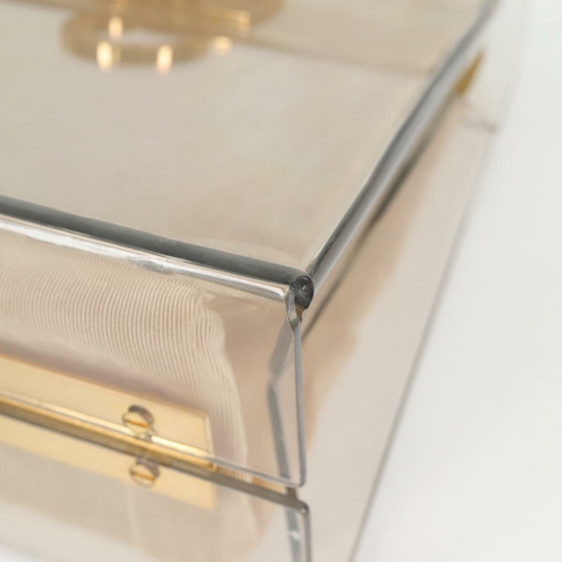 【日本直送】Salvatore Ferragamo 手提包 透明金色塑膠 正品 138346SAV-14