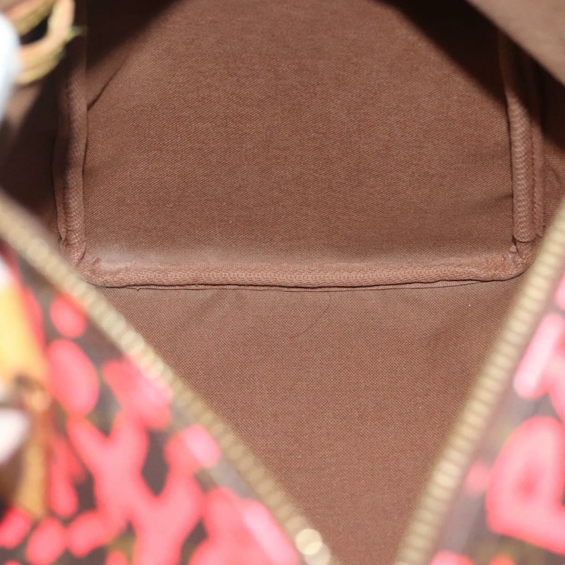 【日本直送】路易威登 Monogram Graffiti Speedy 30 手提包 粉紅色 M93704 LV 正品 138959M-20