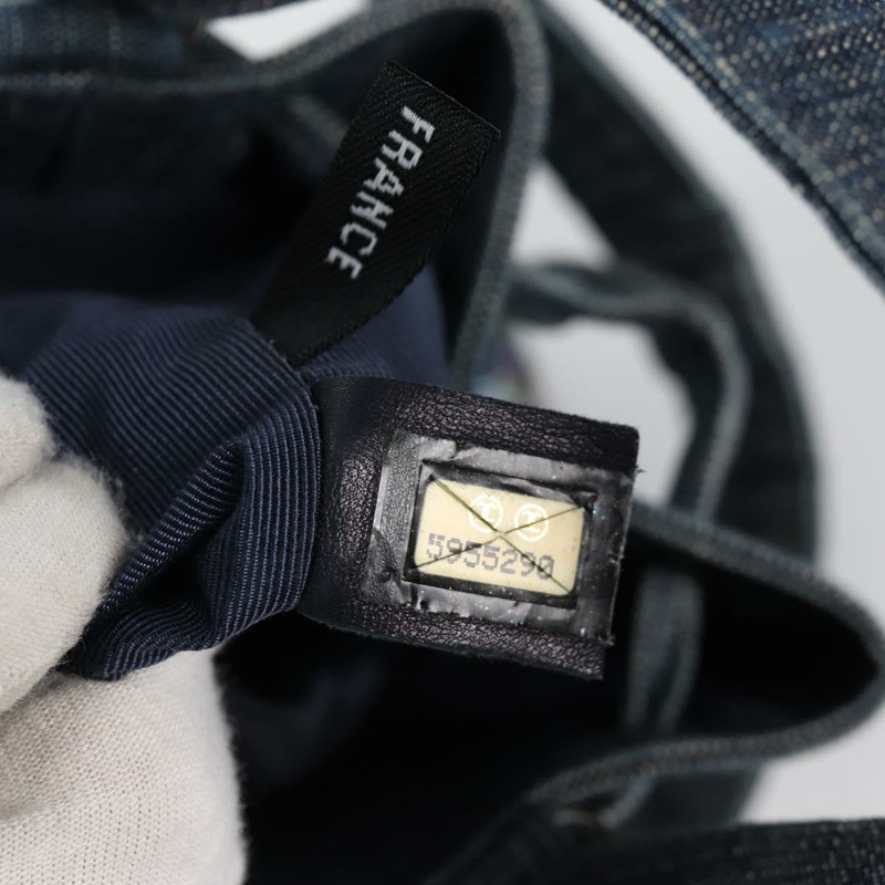 【日本直送】香奈兒亮片手提包 牛仔藍 CC 正品 139014SAV-11