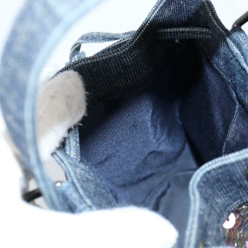 【日本直送】香奈兒亮片手提包 牛仔藍 CC 正品 139014SAV-18