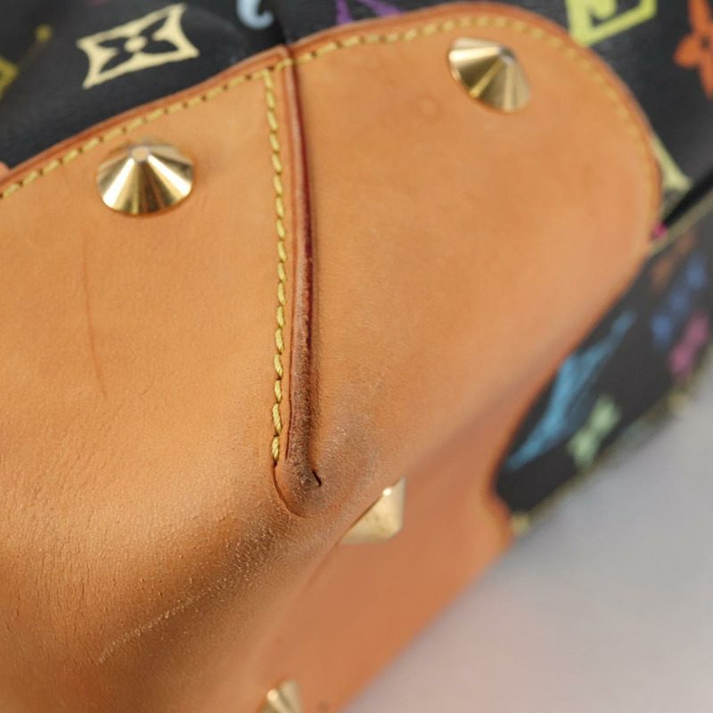 【日本直送】路易威登 Monogram Multicolor Judy MM 手提包 2Way 黑色 M40256 正品 BA5540V-8