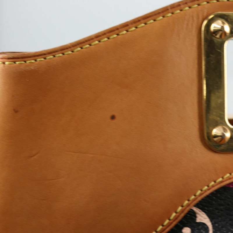 【日本直送】路易威登 Monogram Multicolor Judy MM 手提包 2Way 黑色 M40256 正品 BA5540V-9