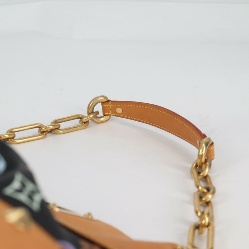 【日本直送】路易威登 Monogram Multicolor Judy MM 手提包 2Way 黑色 M40256 正品 BA5540V-13