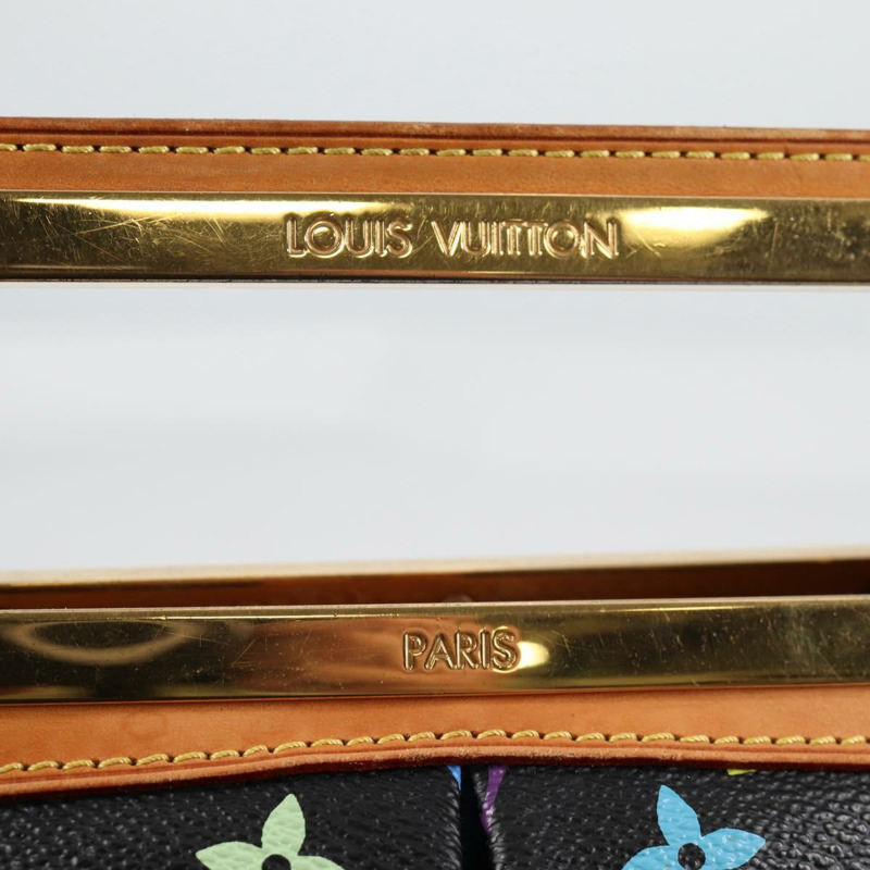 【日本直送】路易威登 Monogram Multicolor Judy MM 手提包 2Way 黑色 M40256 正品 BA5540V-17