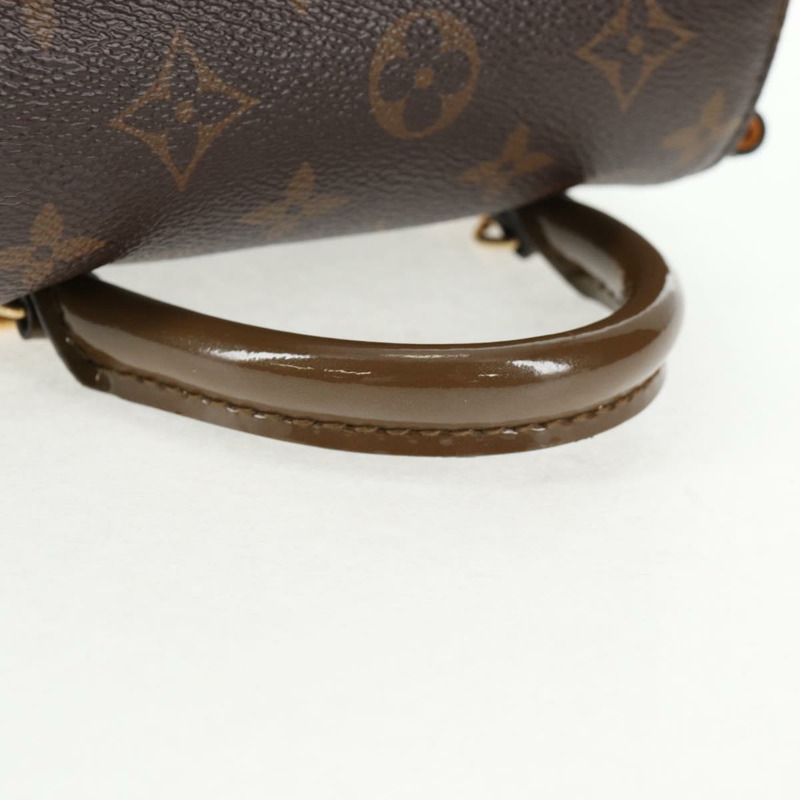 【日本直送】路易威登 Monogram Vernis Hot Springs 雙肩包 卡其色 M54389 LV Auth BA5768V-7