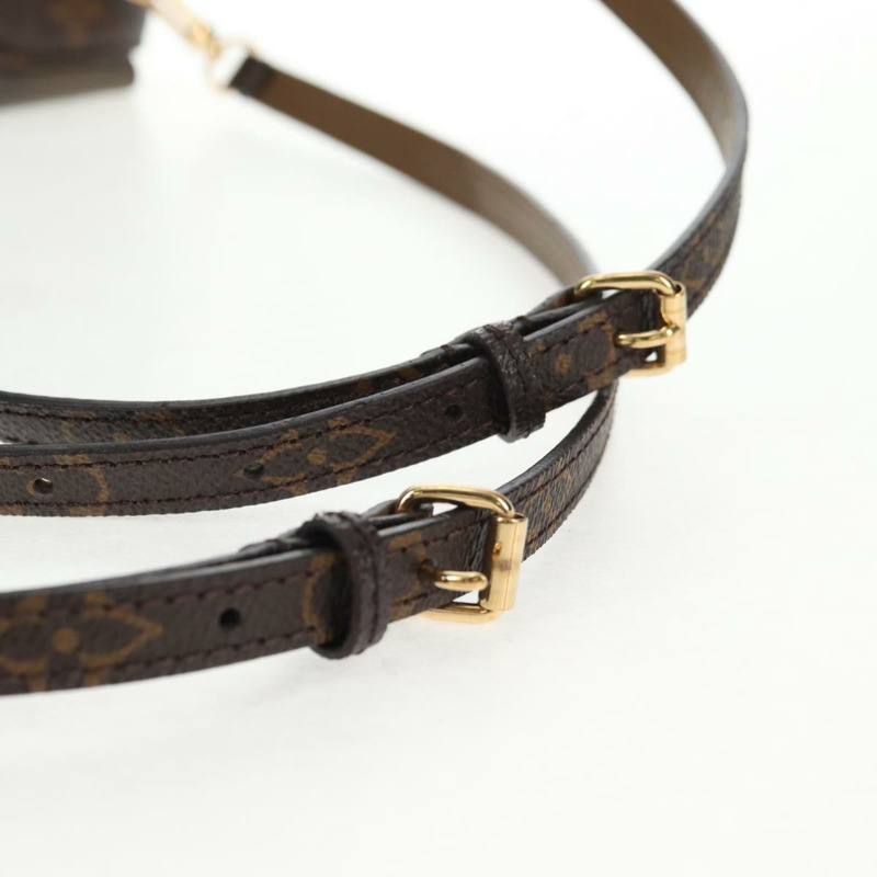 【日本直送】路易威登 Monogram Vernis Hot Springs 雙肩包 卡其色 M54389 LV Auth BA5768V-14