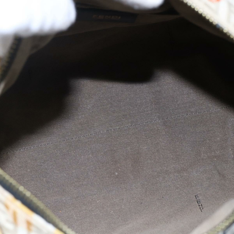 【日本直送】FENDI Zucchino帆布波士頓包 米色 金色 正品 128920SAV-9