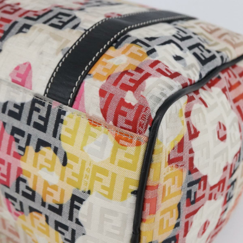 【日本直送】FENDI Zucchino帆布波士頓包 米色 金色 正品 128920SAV-14