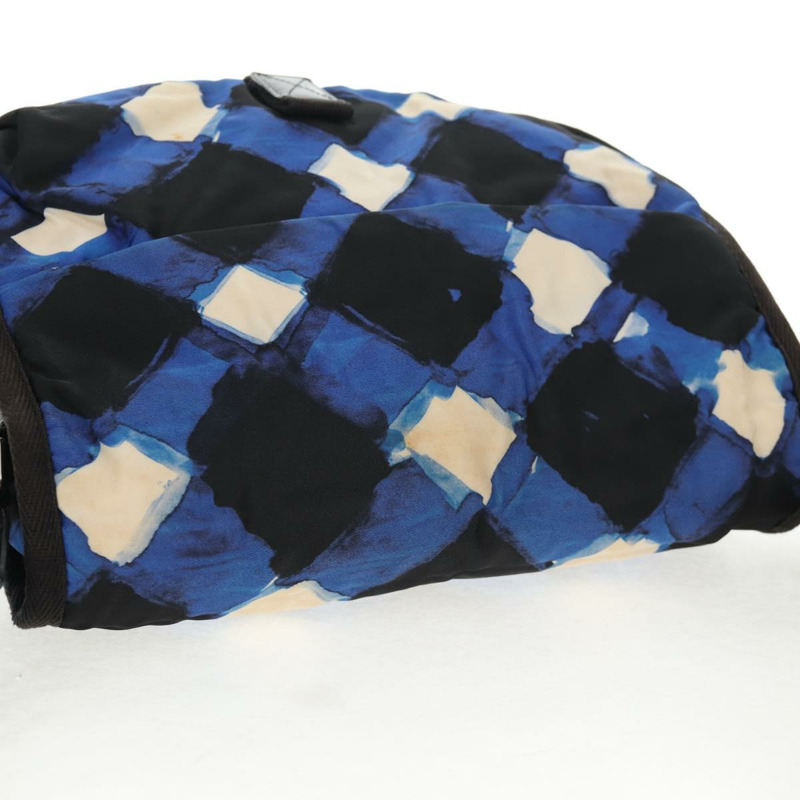 【日本直送】香奈兒尼龍單背包，藍黑銀雙C標誌，貨號141222V-6