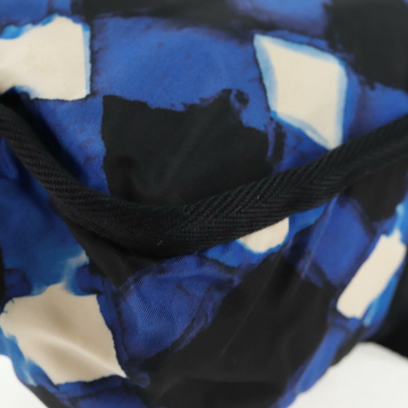 【日本直送】香奈兒尼龍單背包，藍黑銀雙C標誌，貨號141222V-17