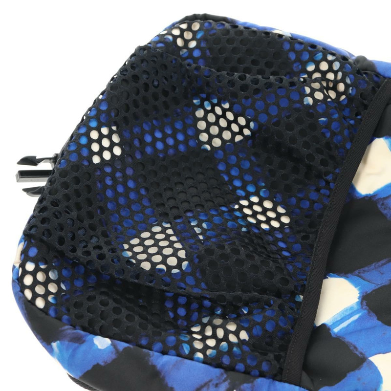 【日本直送】香奈兒尼龍單背包，藍黑銀雙C標誌，貨號141222V-22