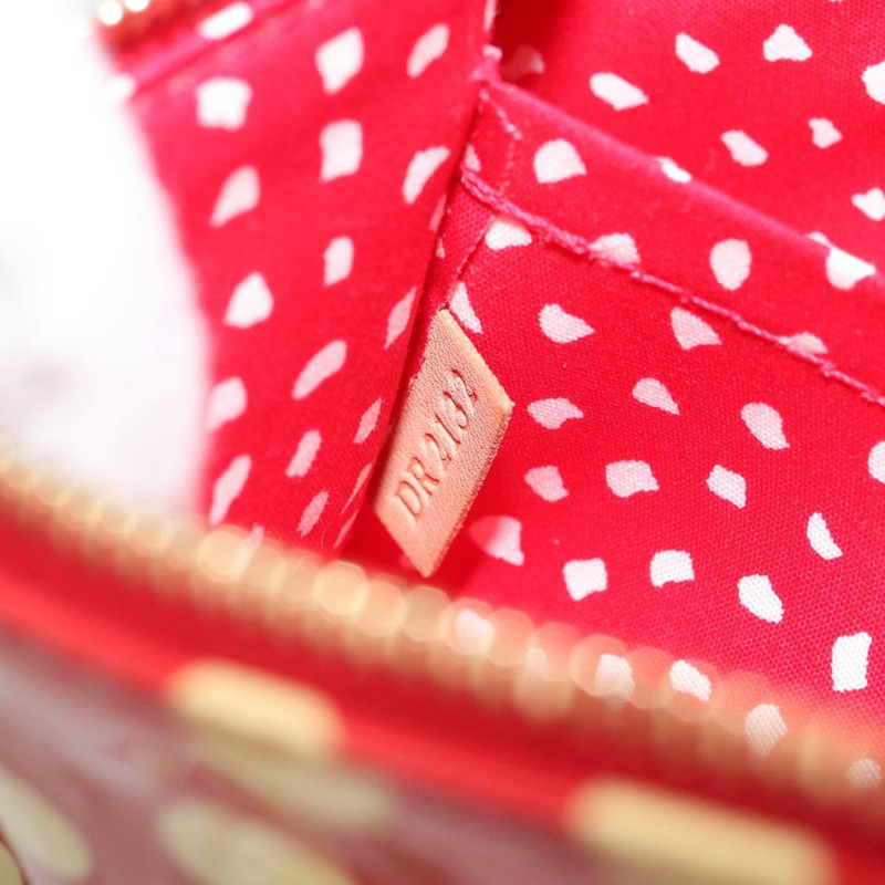 【日本直送】路易威登 Vernis Yayoi Kusama 手拿包配件紅色 M91428 正品 141217SM-10