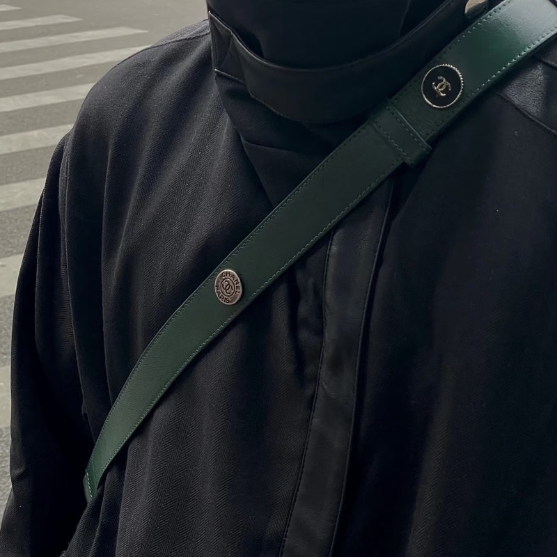 Chanel hobo 嬉皮徽章包💚松林綠🏝️大包Hobo bag 水桶回歸-2