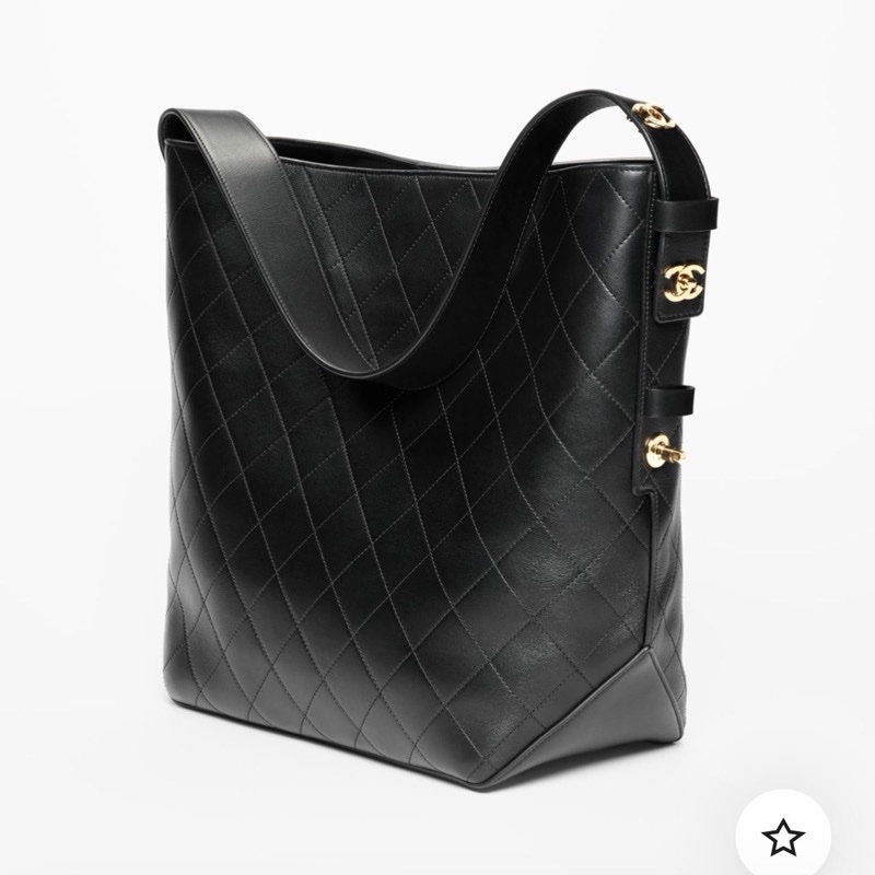 Chanel hobo 嬉皮徽章包💚松林綠🏝️大包Hobo bag 水桶回歸-13