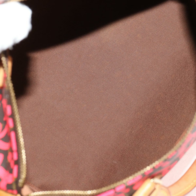 【日本直送】路易威登 Monogram Graffiti Speedy 30 手提包 粉紅色 M93704 LV 正品 145265M-9