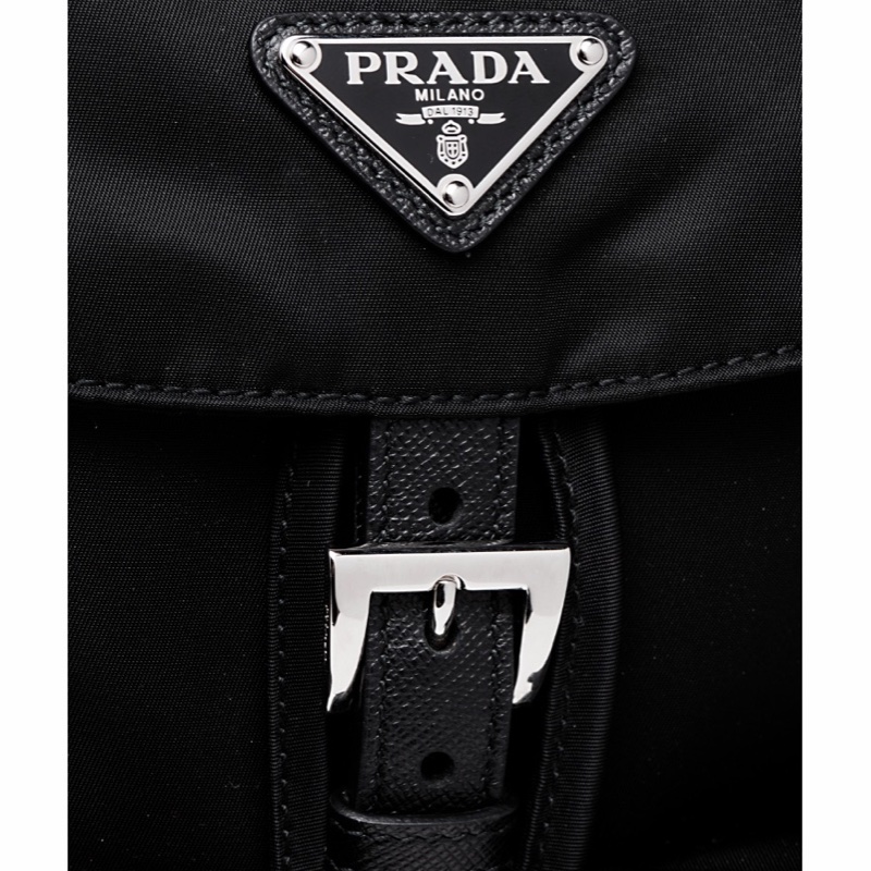 Prada 女士 Re-Nylon徽標小號雙肩包均碼碼小號、23.5cm*12cm*28cm-4