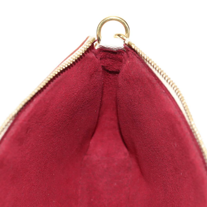 【日本直送】路易威登 (LOUIS VUITTON) 多彩 Pochette Accessoires 手拿包 白色 M92649 LV Auth 146161V-23